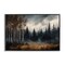Stupell Industries Misty Forest in Autumn Framed Giclee, design by Petal Prints Design
